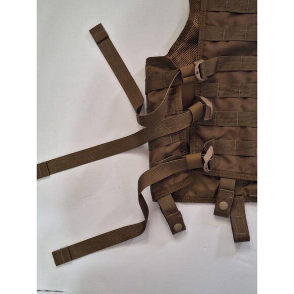 London Bridge Trading Co Molle Full Military Tactical Vest Load Bearing Brown - Picture 9 of 16